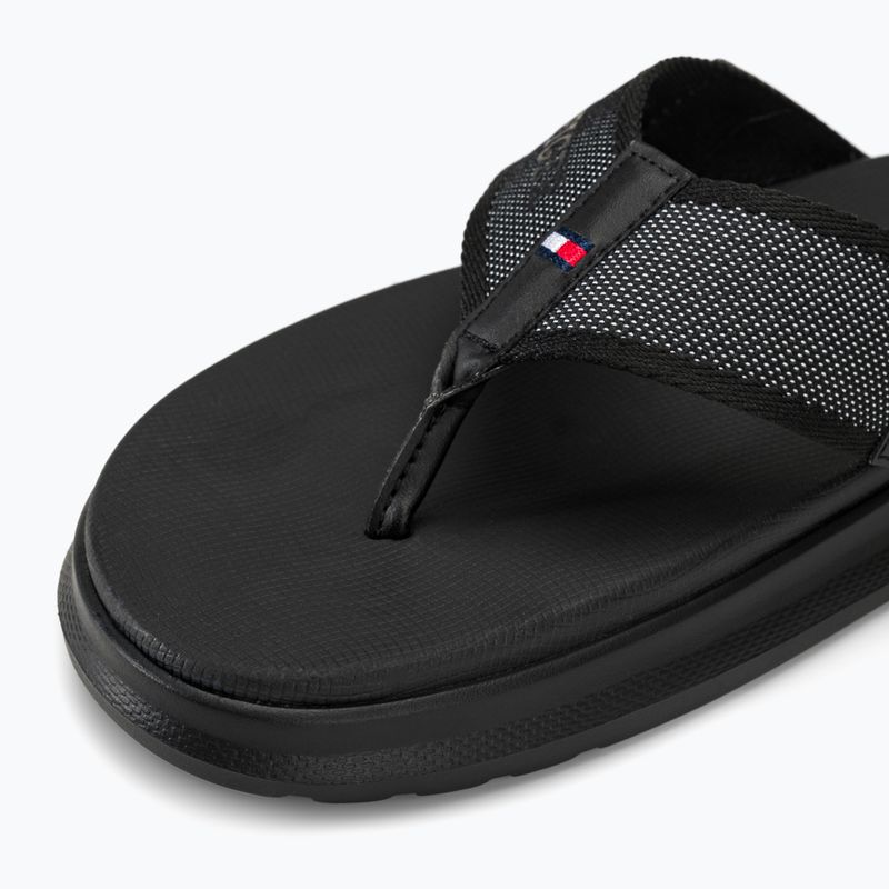 Pánské žabky Tommy Hilfiger Comfort Toe Post Beach Sandal black 7
