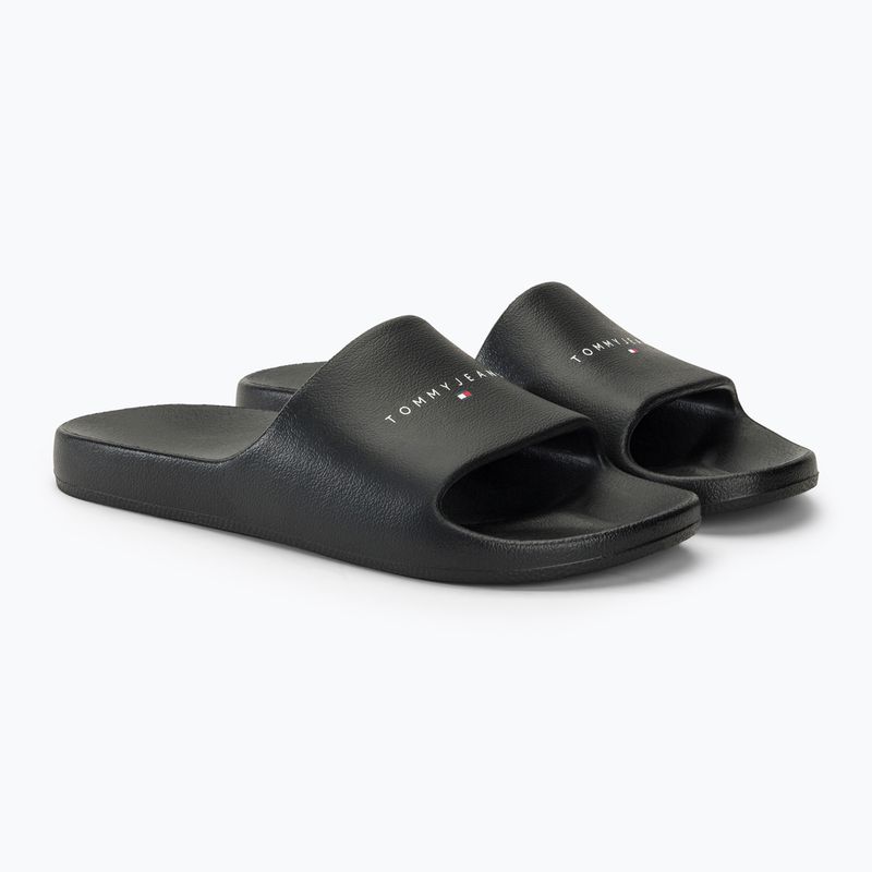 Dámské nazouváky   Tommy Jeans Printed Pu Pool Slide black 4