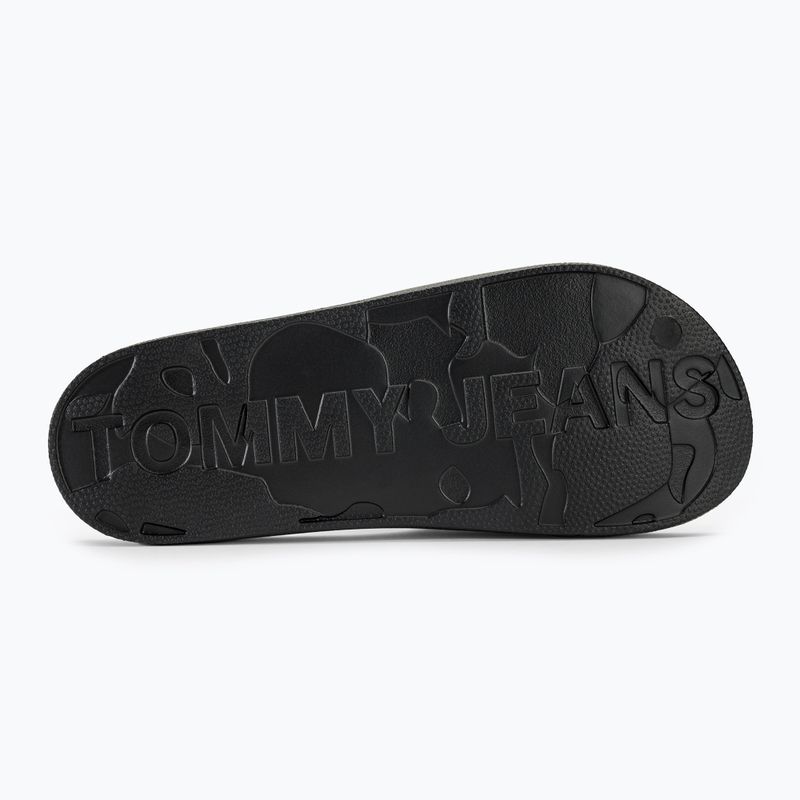 Dámské nazouváky   Tommy Jeans Printed Pu Pool Slide black 5