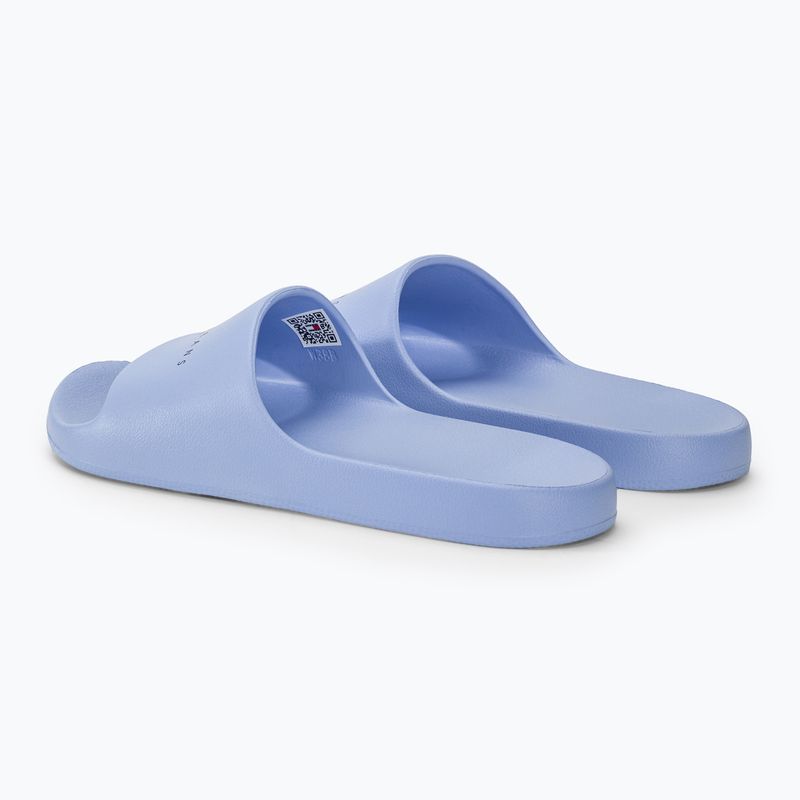 Dámské nazouváky   Tommy Jeans Printed Pu Pool Slide moderate blue 3