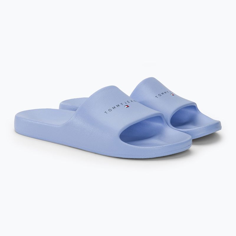 Dámské nazouváky   Tommy Jeans Printed Pu Pool Slide moderate blue 4