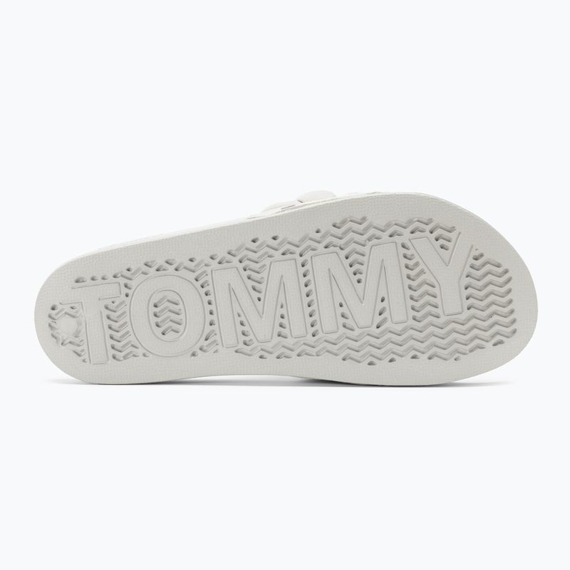 Dámské žabky Tommy Jeans Braided stratus grey 4
