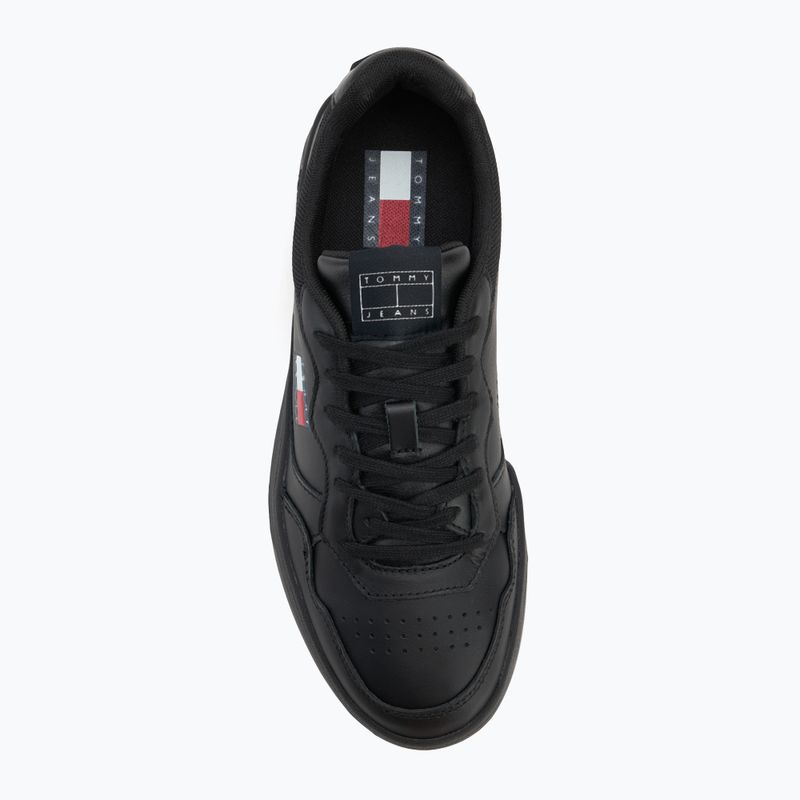Pánské boty Tommy Jeans Cupsole Leather Ess black 5