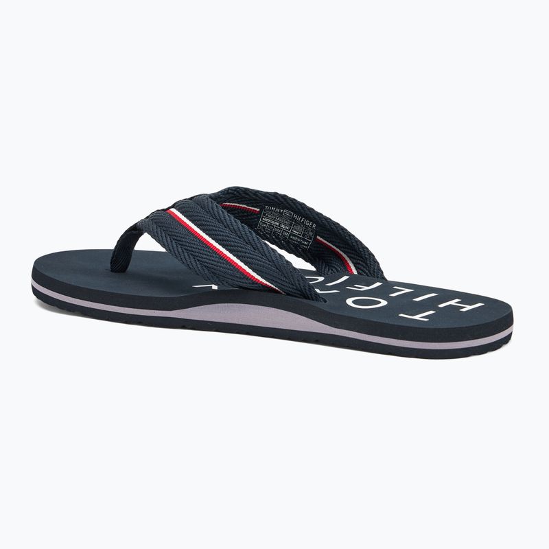 Pánské žabky Tommy Hilfiger Web Beach Sandal desert sky 3