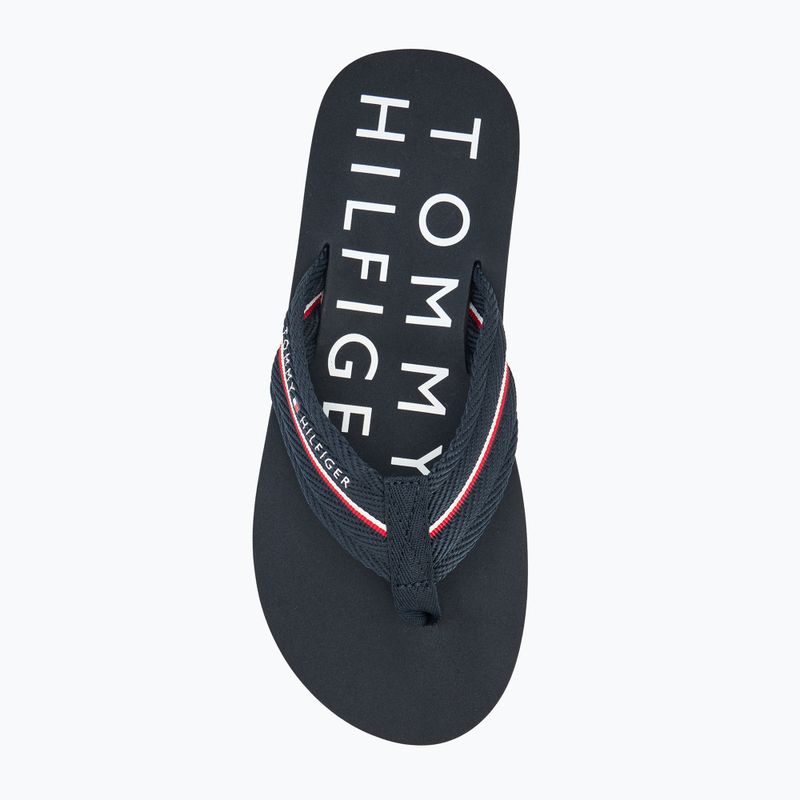 Pánské žabky Tommy Hilfiger Web Beach Sandal desert sky 5