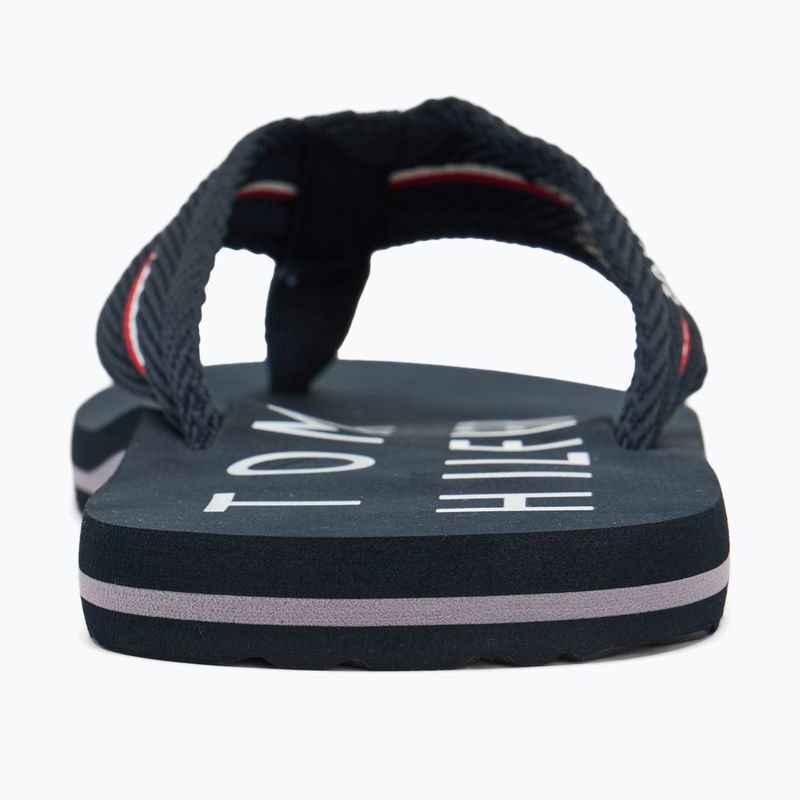 Pánské žabky Tommy Hilfiger Web Beach Sandal desert sky 6