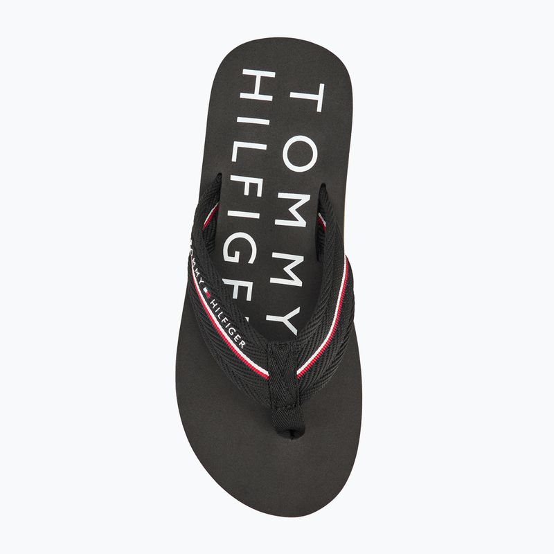 Pánské žabky Tommy Hilfiger Web Beach Sandal black 5