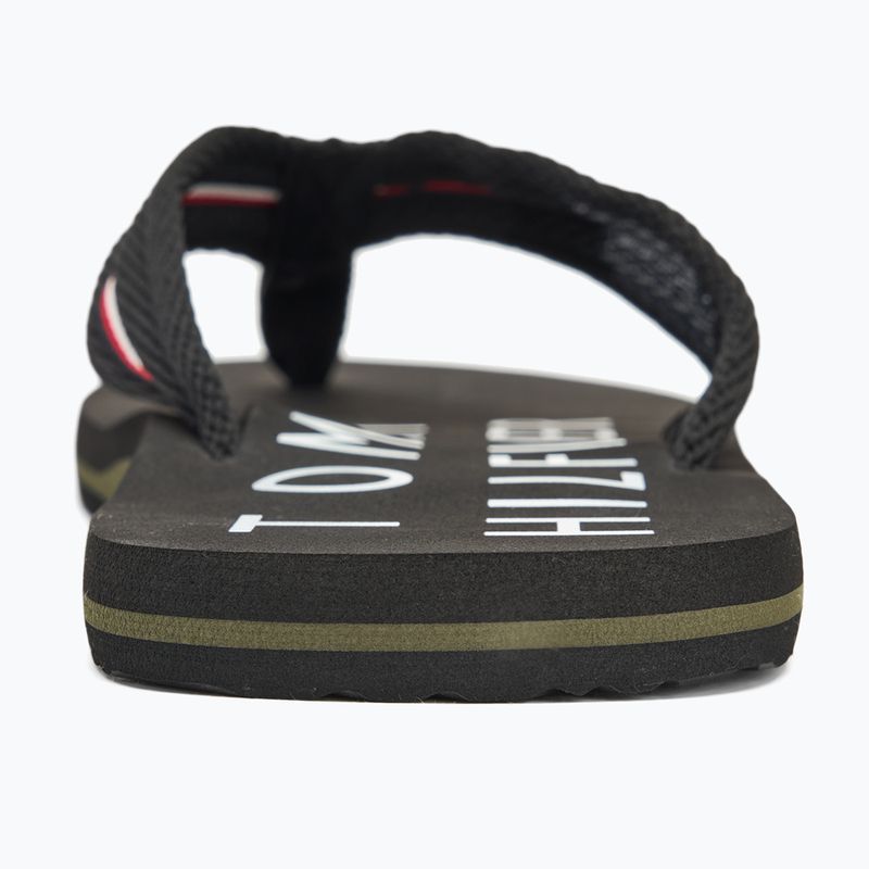 Pánské žabky Tommy Hilfiger Web Beach Sandal black 6