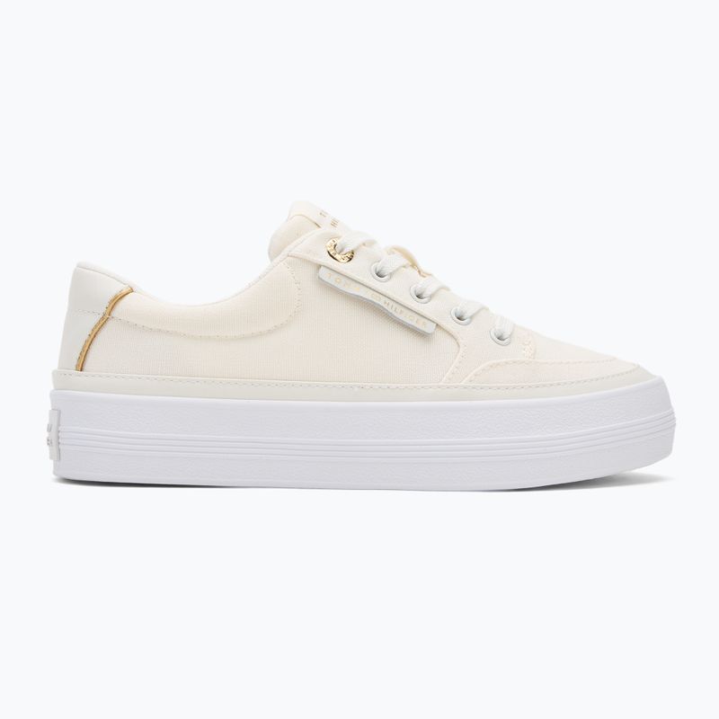 Dámské tenisky Tommy Hilfiger Essential Vulc Textile YBL ecru 2