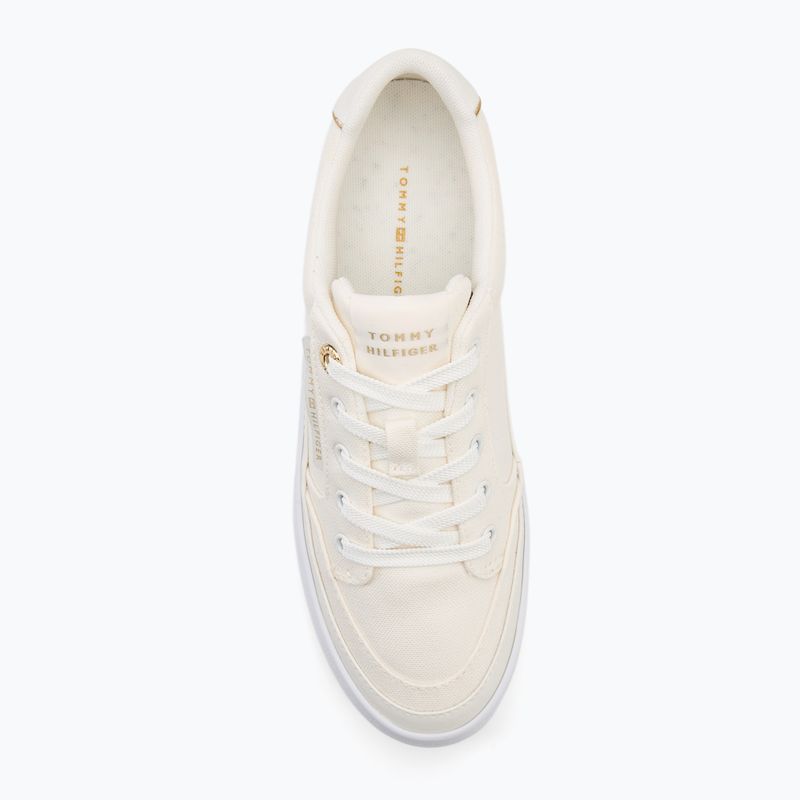 Dámské tenisky Tommy Hilfiger Essential Vulc Textile YBL ecru 5