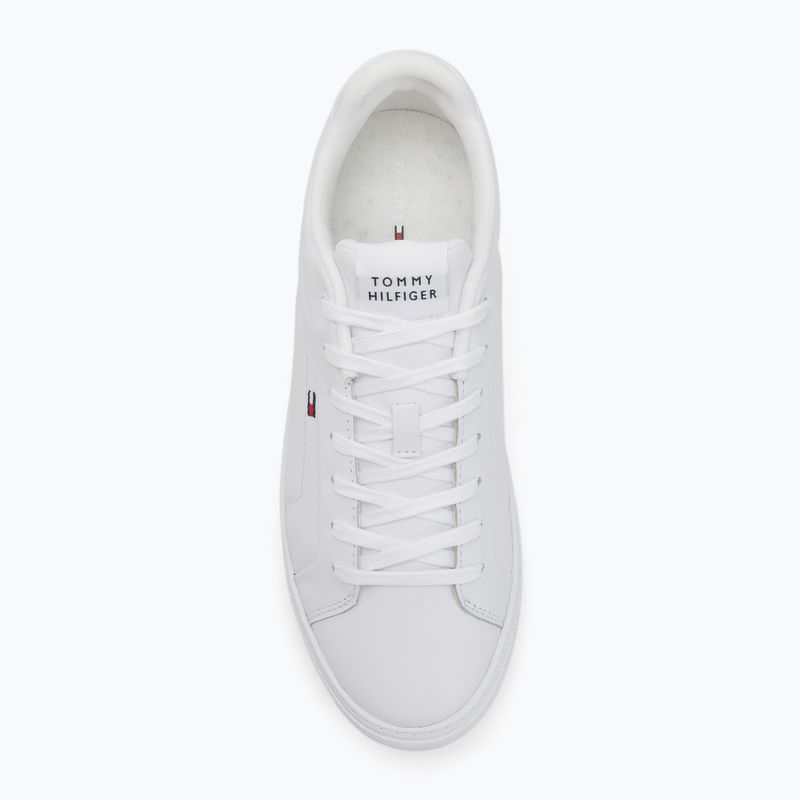 Pánské boty Tommy Hilfiger Icon Court Lth Flag Ess white 5