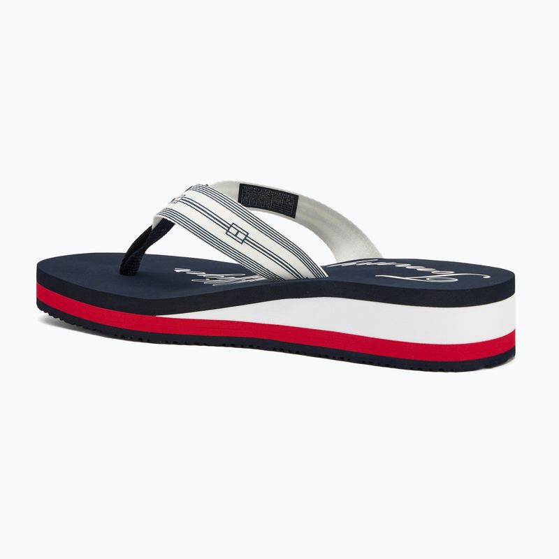 Dámské žabky Tommy Hilfiger Im Th Signature Beach Sandal rwb 3