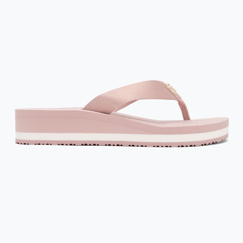 Dámské žabky Tommy Hilfiger Im Th Chainprint Midwedge Sandal foggy pink 2