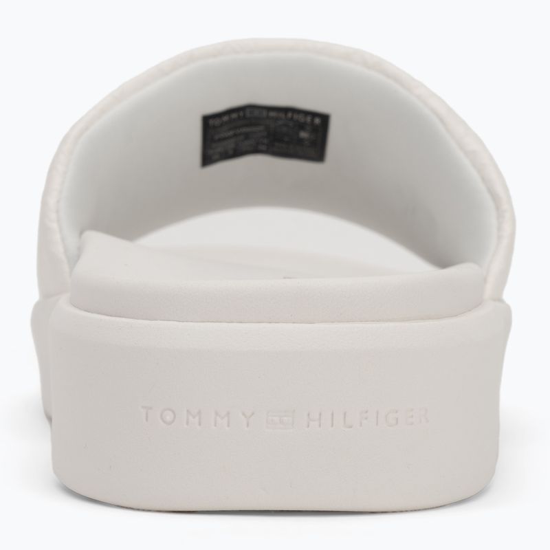 Dámské nazouváky Tommy Hilfiger Platform Monogram Poolslide ancient white 6
