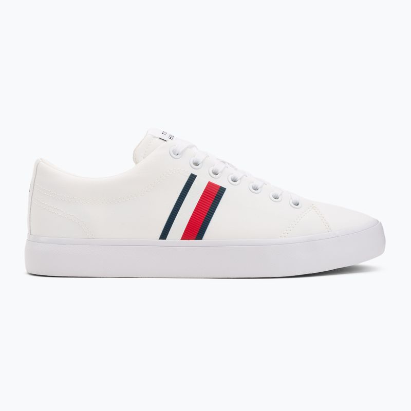 Pánské tenisky Tommy Hilfiger Th Hi Vulc Low Core Stripes Mesh YBS white 2