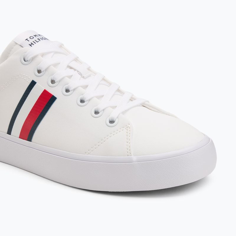 Pánské tenisky Tommy Hilfiger Th Hi Vulc Low Core Stripes Mesh YBS white 7