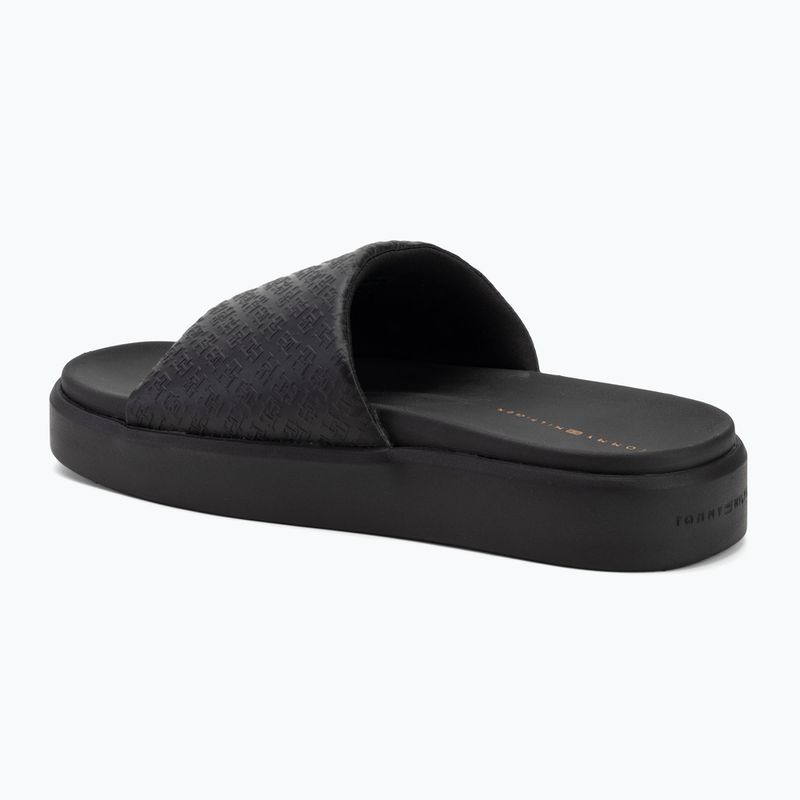 Dámské nazouváky Tommy Hilfiger Platform Monogram Poolslide black 3