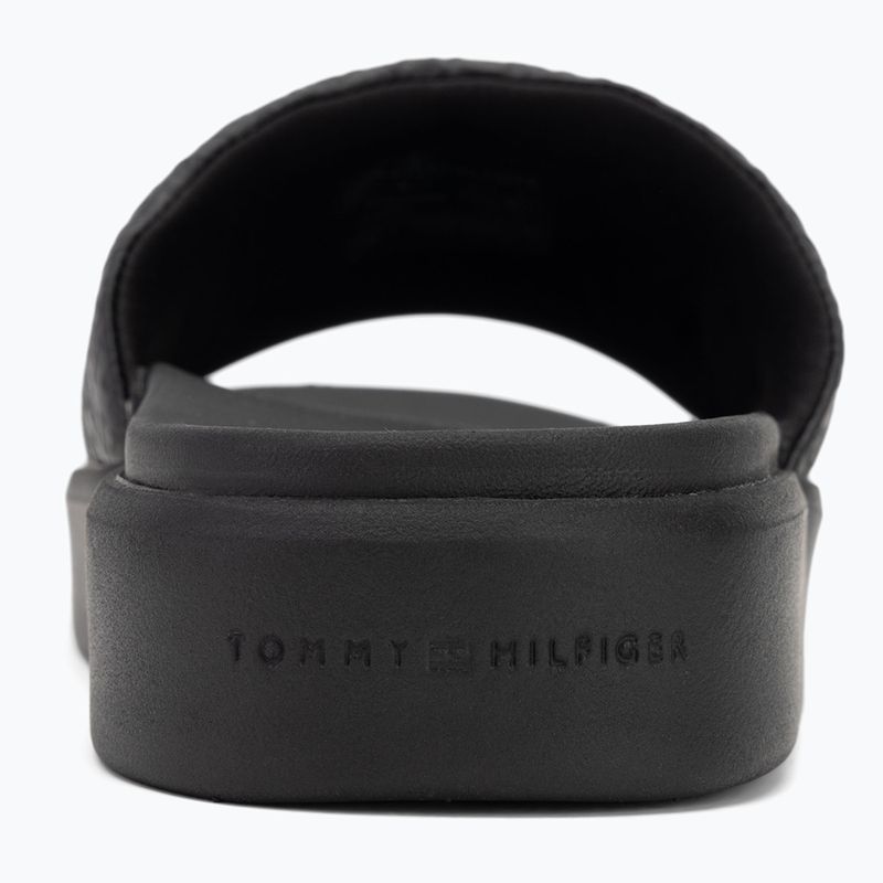 Dámské nazouváky Tommy Hilfiger Platform Monogram Poolslide black 6
