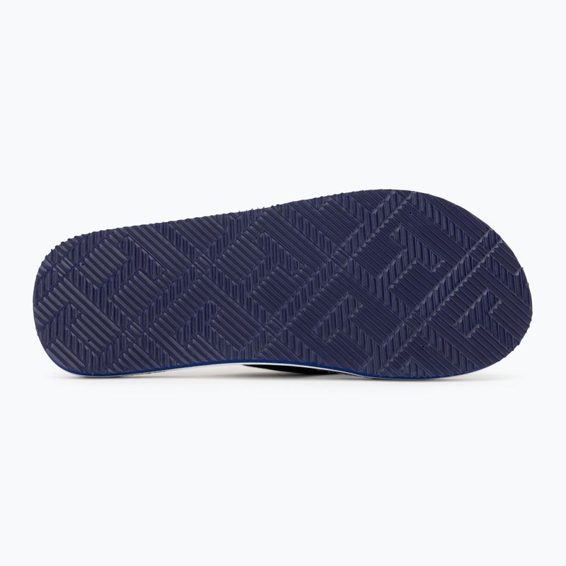 Pánské žabky  Tommy Hilfiger Leather Beach Sandal black 4