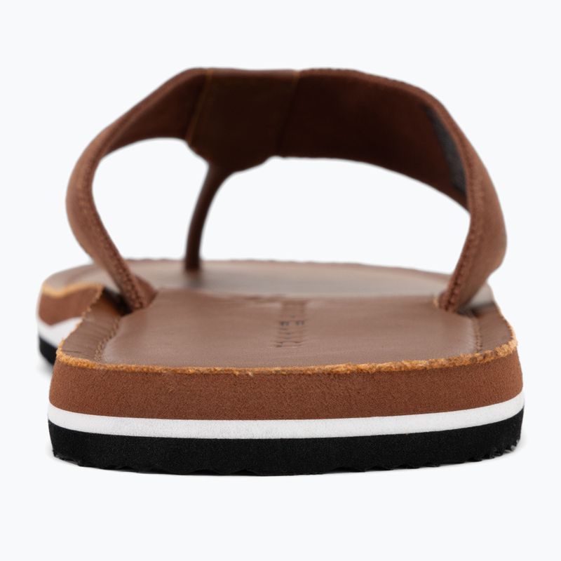 Pánské žabky  Tommy Hilfiger Leather Beach Sandal winter cognac 6