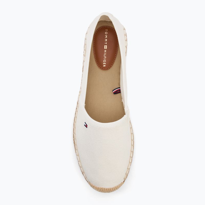Dámské boty Tommy Hilfiger Flag Canvas ecru  5