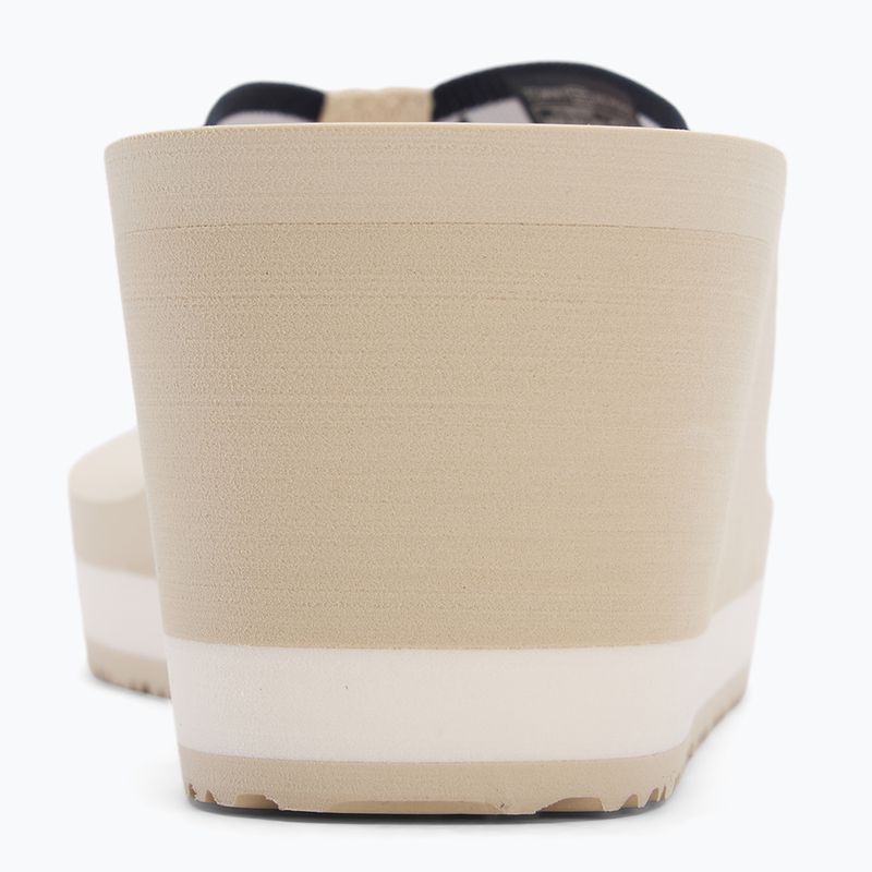 Dámské žabky Tommy Hilfiger Corporate Wedge Beach Sandal muslin 6