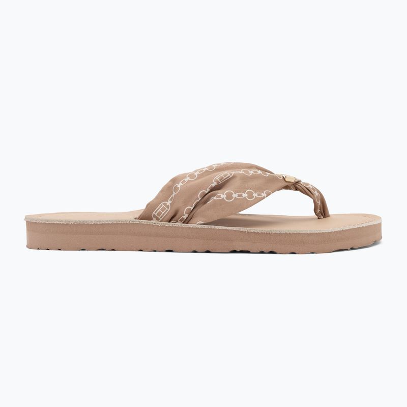 Dámské žabky Tommy Hilfiger Chain Print Elevated Sandal claystone 2