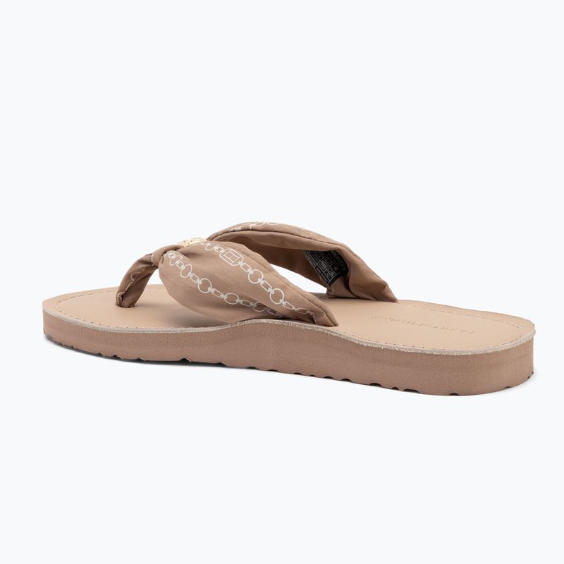 Dámské žabky Tommy Hilfiger Chain Print Elevated Sandal claystone 3