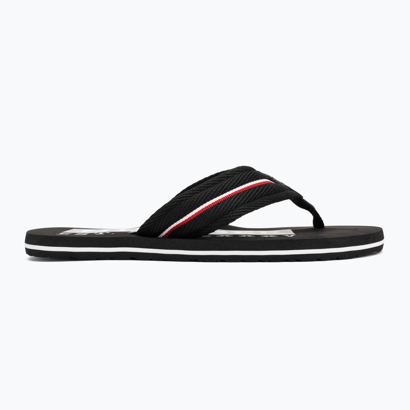 Pánské žabky  Tommy Hilfiger Corporate Beach Sandal black 2