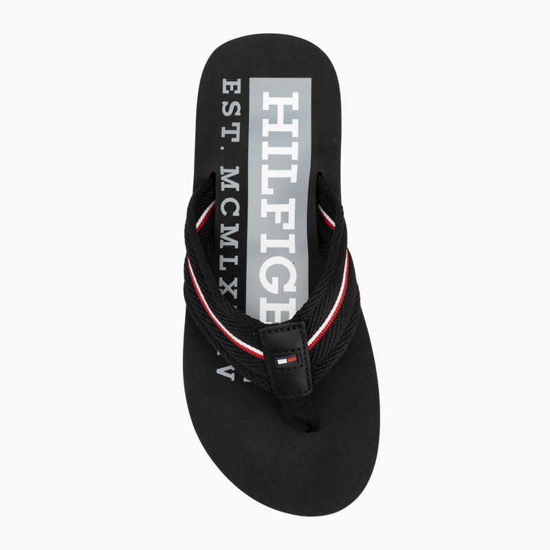 Pánské žabky  Tommy Hilfiger Corporate Beach Sandal black 5