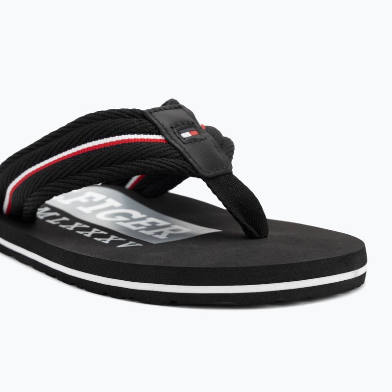Pánské žabky  Tommy Hilfiger Corporate Beach Sandal black 7