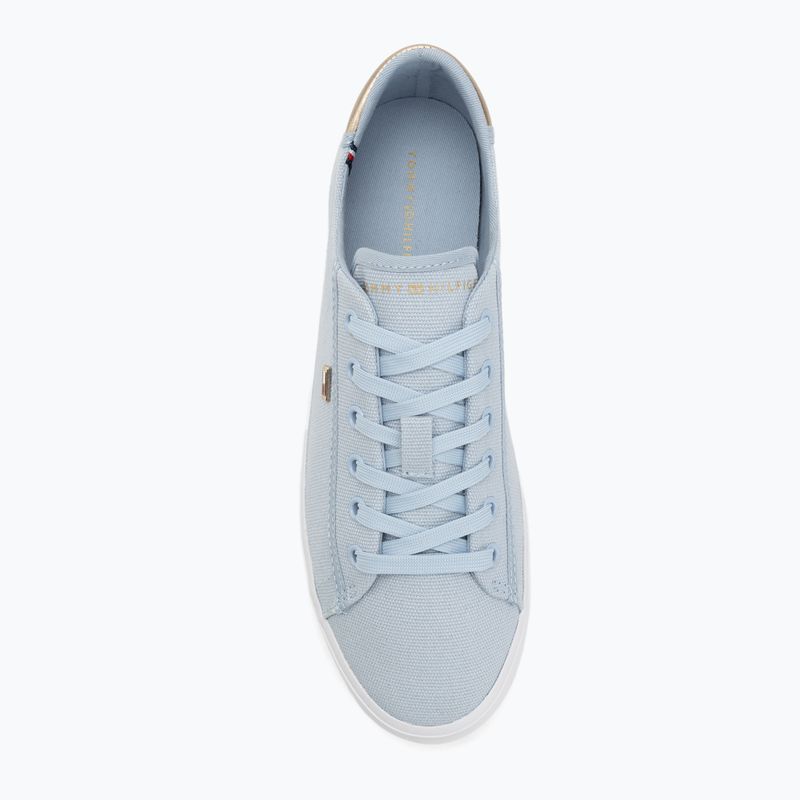 Dámské tenisky Tommy Hilfiger Vulc Canvas Lace Up breezy blue 5