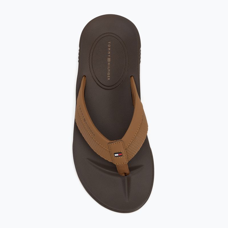 Pánské žabky  Tommy Hilfiger Molded Beach Sandal desert khaki 5