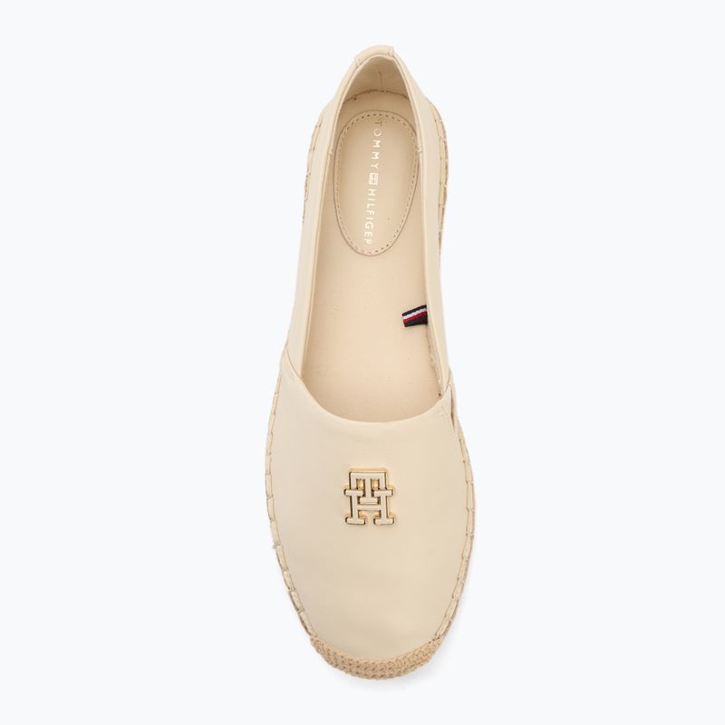 Dámské boty Tommy Hilfiger Th Logo Leather muslin 5