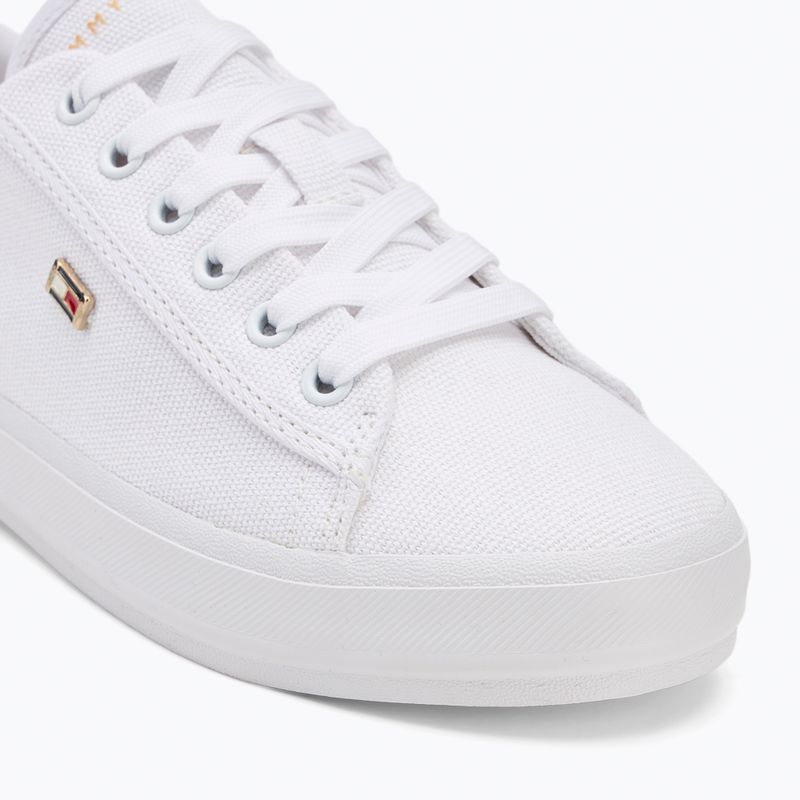 Dámské tenisky Tommy Hilfiger Vulc Canvas Lace Up white 7