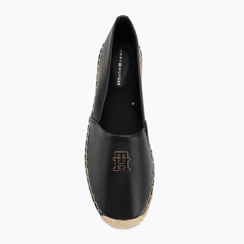 Dámské boty Tommy Hilfiger Th Logo Leather black 5