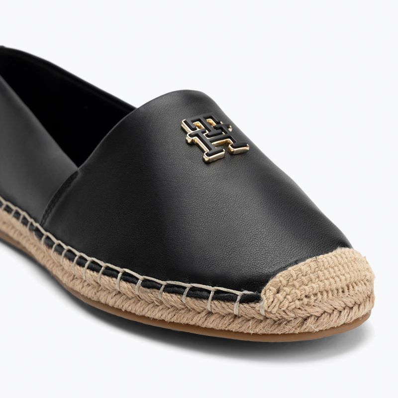 Dámské boty Tommy Hilfiger Th Logo Leather black 7