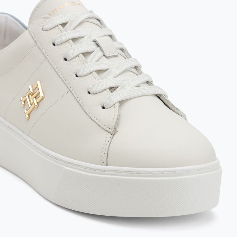 Dámské boty Tommy Hilfiger Platform Court ecru/breezy blue 7