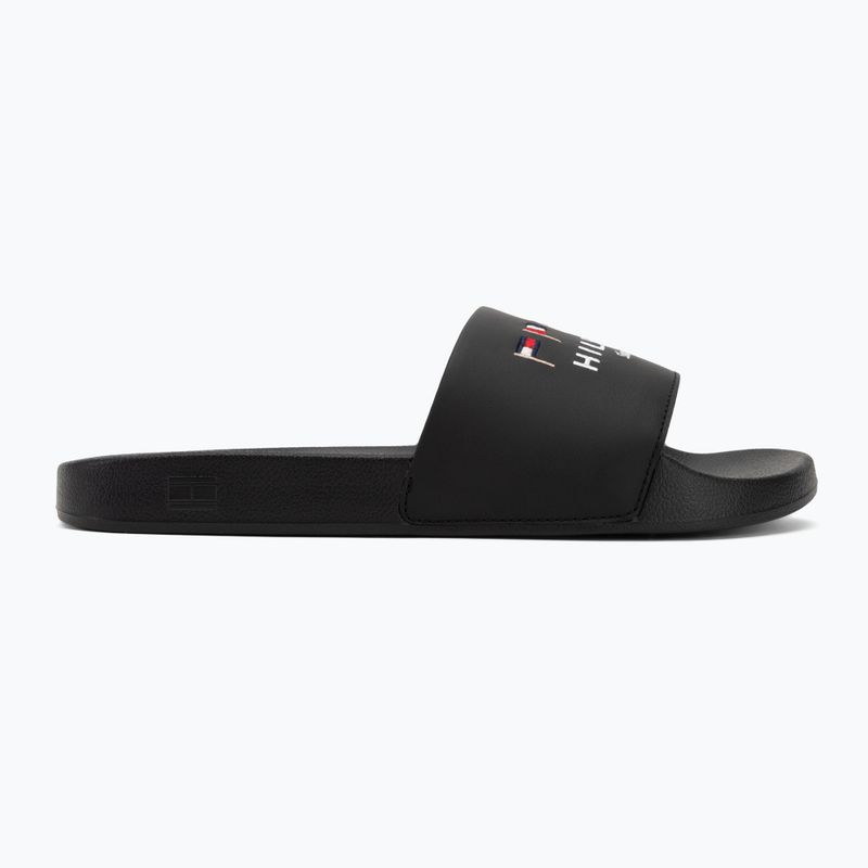 Pánské nazouváky  Tommy Hilfiger Flags Pool Slide black 2