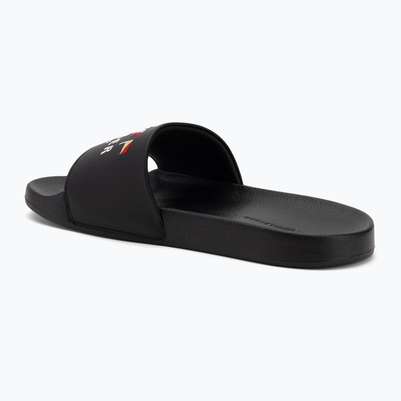 Pánské nazouváky  Tommy Hilfiger Flags Pool Slide black 3