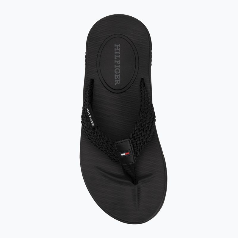 Pánské žabky  Tommy Hilfiger Molded Web Beach Sandal black 5