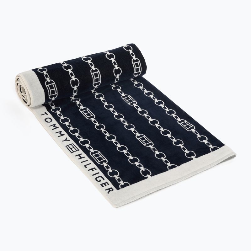 Ručník Tommy Hilfiger Towel flag chain dark night navy 2