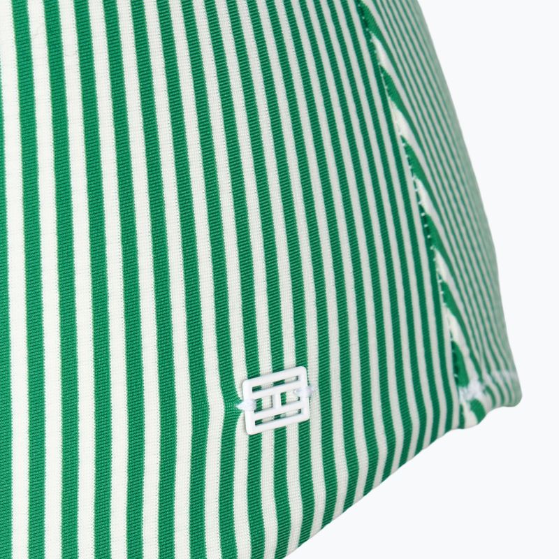 Dámské jednodílné plavky Tommy Hilfiger Straight One Piece seersucker radiant green/white 3