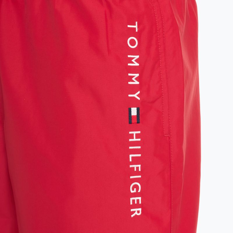 Pánské plavecké šortky Tommy Hilfiger Medium Drawstring medium red 3