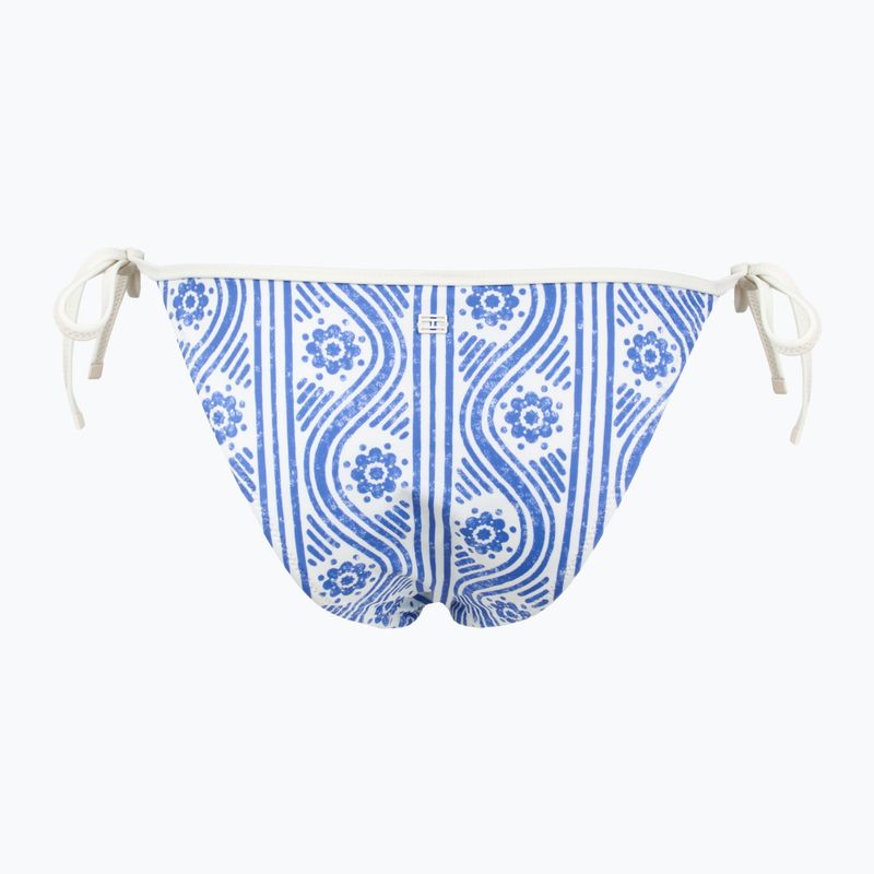 Spodní díl plavek Tommy Hilfiger Cheeky String Side Tie Print floral stripe blue spell 2