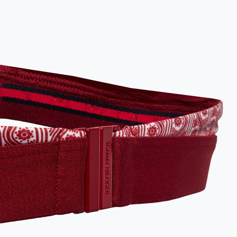Horní díl plavek  Tommy Hilfiger Halter Rp Print floral stripe regatta red 4