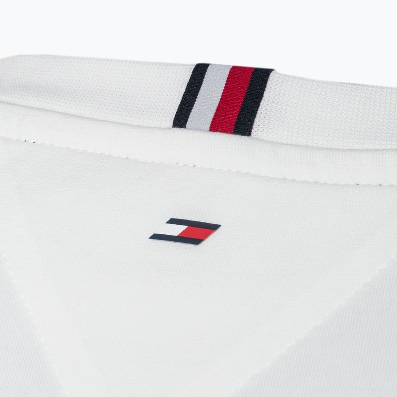 Pánská tréninková košile Tommy Hilfiger Colorblocked Mix Media S/S bílá 8