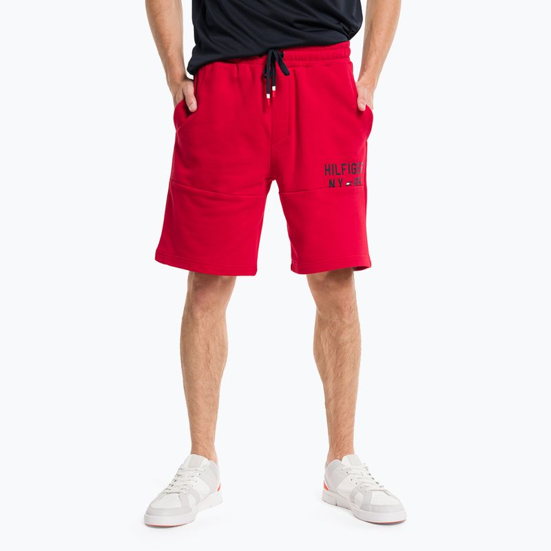 Pánská mikina Tommy Hilfiger Graphic Sweatshort červená