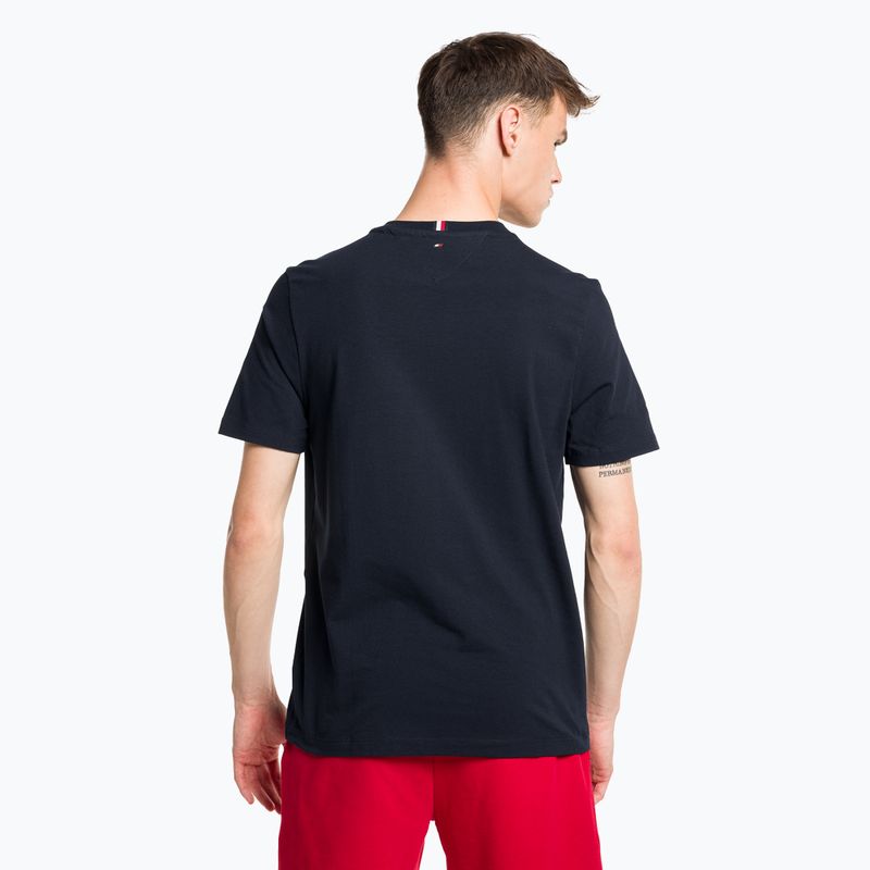 Pánské tričko Tommy Hilfiger Graphic Tee blue 3