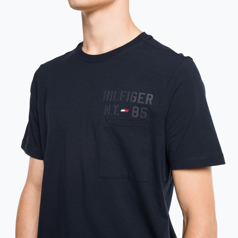 Pánské tričko Tommy Hilfiger Graphic Tee blue 4